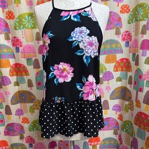 C Spaghetti Strap Blouse. Medium